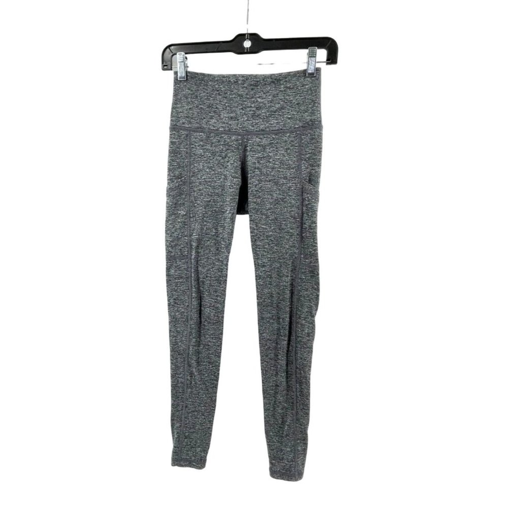 Aerie Women's Gray Pull On Stretch Activewear Ankle Leggings Yoga Size S